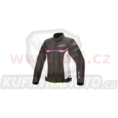 bunda STELLA T-SPS WATERPROOF 2020, ALPINESTARS, dámská (černá/bílá/růžová)