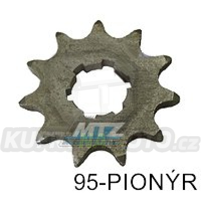 Kolečko řetězové (pastorek) 95-PIONÝR-11zubů MTZ - Jawa 50 Pionýr