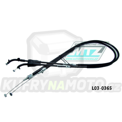 Lanko plynu Kawasaki KXF250 / 06-10 + KXF450 / 06-08 + KLX450R / 08-15
