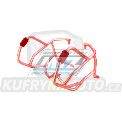 Padací rám Dual Sport Crash Bar - Honda XL1000V Varadero / 99-11 - barva červená