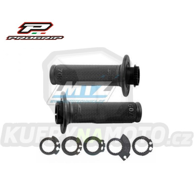 Rukojeti/Gripy Progrip 709 LOCK-ON 2takt+4takt (ODI SCS) včetně 5 nástavců - černé