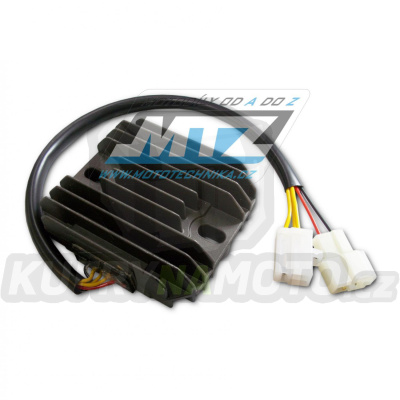 Regulátor dobíjení Suzuki DR650R + DR650RS + DR650S + GS500 + GS500E + GSF400 Bandit + GSX-R400 + RF400 + Husaberg FC450 + FE450e + FE450s + FS450c + FS450e + FE501s + FC550 + FE550e +FE550s + FS550e + FE650e + FS650c + FS650e