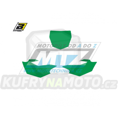 Polepy číslových tabulek (vystřižené) - Yamaha YZF250 / 14-18 + YZF450 / 14-17 - barva zelená