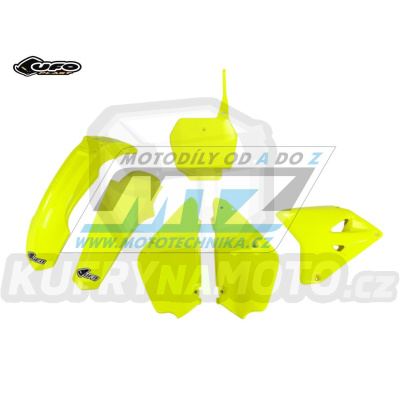 Sada plastů Suzuki Restyling RM85 / 00-25 – barva FLUO žlutá (neon žlutá)