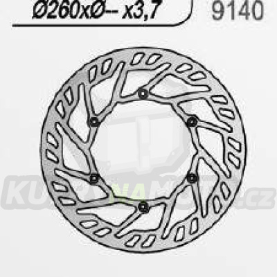 Brzdový kotouč NG 9140