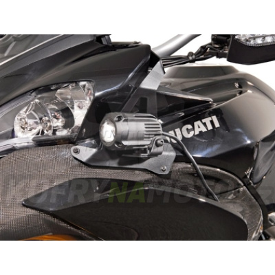 Mlhová světla Hawk sada s držáky černá SW Motech Ducati Multistrada 1200 2010 - 2012 A2 NSW.22.004.50000/B-BC.18353
