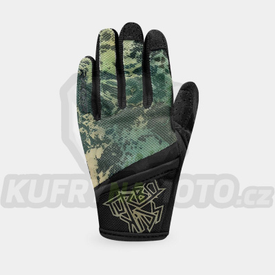 rukavice TURBO KID, RACER (černá/khaki)