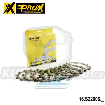 Lamely spojkové třecí (s obložením) Prox 16.S22006 - Yamaha YZ125 / 93-97 + YZ125 / 05-25 + YZ125X / 20-25