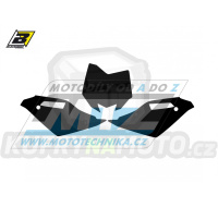 Polepy číslových tabulek (vystřižené) - Husqvarna CR125 / 09-13 - barva černá