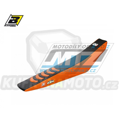 Potah sedla KTM SX+SXF / 23-25 - barva černo-oranžová - typ potahu DG3