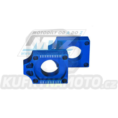 Dorazy osy zadního kola WRP - Yamaha YZ125+YZ250 / 99-25 + YZF400+YZF426+YZF250+YZF450 / 98-08 + WRF400+WRF426+WRF250+WRF450 / 98-24 + WR250R+WR250X / 07-20 - modré