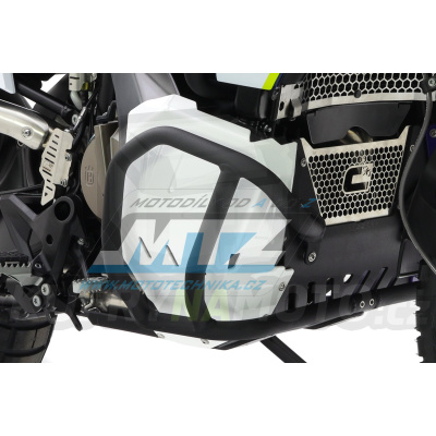 Padací rám Dual Sport Crash Bar spodní - Husqvarna Norden 901 Expedition / 23 - barva stříbrná (Ice Polished)