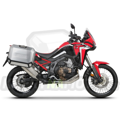 Kompletní sada bočních hliníkových kufrů SHAD TERRA 36L/47L, včetně montážní sady SHAD HONDA CRF 1100 Africa Twin