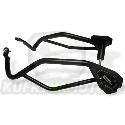 Padací rámy RD Moto CF79KD Yamaha MT-07 / XSR 700 2014-2021 černá matná+slider SL01