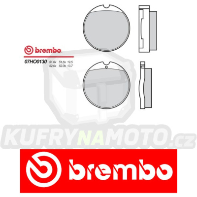 Brzdové destičky Brembo HONDA CB T, T1 500 r.v. Od 75 - 78 směs Originál Přední