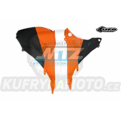 Kryty air-boxu KTM 125+200+250+300EXC / 14-16 + 250+350+450+500EXCF / 14-16 - barva černo-oranžová