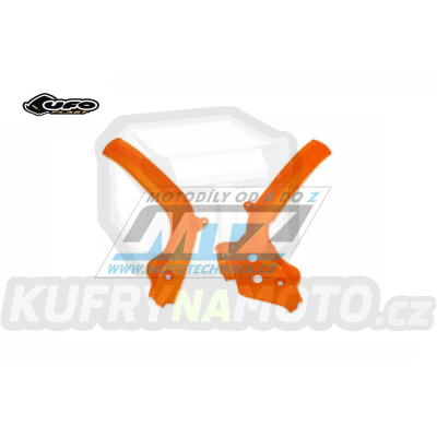 Kryty rámu KTM 125SX+150SX+250SX + 250SXF+350SXF+450SXF / 16-18 + 125EXC+200EXC+250EXC+300EXC + 250EXCF+350EXCF+450EXCF+500EXCF / 17-19 - barva oranžová