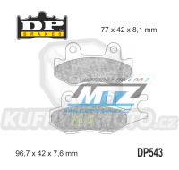 Destičky brzdové DP Brakes DP543 - směs Premium OEM Sinter