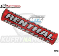 Polstr na hrazdu řidítek (rulička na hrazdu) - Renthal SX-Pad P215 - červeno-bílý
