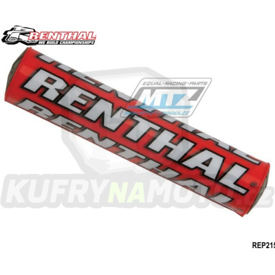Polstr na hrazdu řidítek (rulička na hrazdu) - Renthal SX-Pad P215 - červeno-bílý