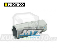 Klíč na svíčku/Hlavice nástrčná na zapalovací svíčky - rozměr 16mm - Proteco