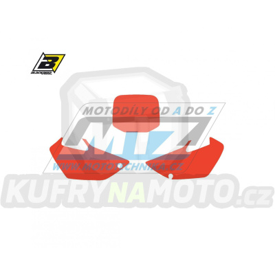 Polepy číslových tabulek (vystřižené) - Yamaha YZ85 / 02-14 - barva červená