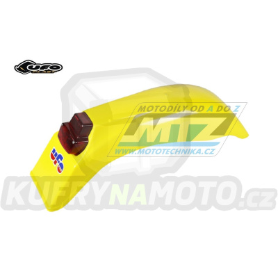 Blatník zadní UFO Vintage - ME08026-D - univerzální + Enduro se světlem - 125+250+500 / 79-89 + Villa SM / 80-81 - barva žlutá