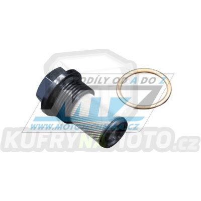 Výpustný šroub s filtrem M22x1,50 - KTM LC4 / 96-07 + 400+620+625+640+660 LC4 + 540SXC+625SXC+625SMC + 640 Adventure + 660 Rally + 660 Supermoto