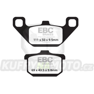 Brzdové destičky EBC FA085HH
