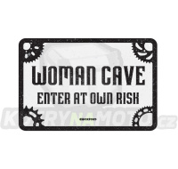 plechová cedule WOMAN CAVE, OXFORD