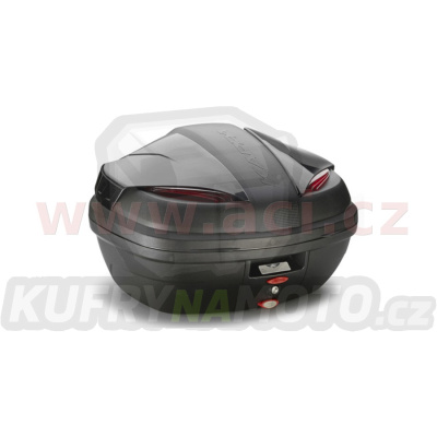 MONOLOCK TopCase - 47l, KAPPA (černý, červené odrazky, kompozit)
