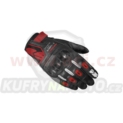 rukavice G-CARBON, SPIDI (černá/červená/šedá)