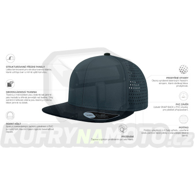 kšiltovka OFF STYLE SNAPBACK, CASSIDA (tmavě šedá)
