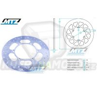 Kotouč brzdový MTZ Classic - Kawasaki KX80 / 88-00 + KX100 / 95-00