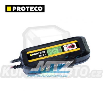 Nabíječka Auto-Moto 6V/12V elektronická (pro kyselinové, AGM a gelové baterie) - Proteco