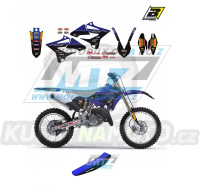 Polepy s potahem sedla (sada polepů a potah sedla Graphics) - Yamaha YZ125+YZ250 / 15-21 - typ polepů Replica Yamaha Factory