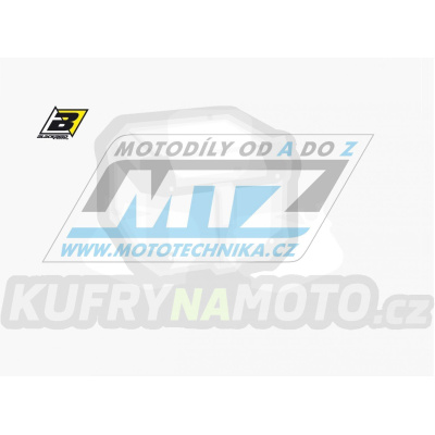 Polepy číslových tabulek (vystřižené) - TM MX / 00-02 - barva bílá