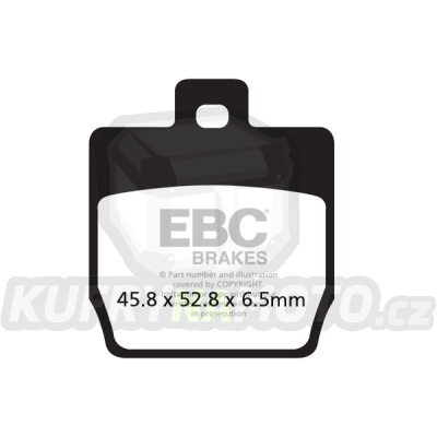 Brzdové destičky EBC SFA268HH