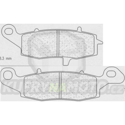 Brzdové destičky CL BRAKES 2383 XBK5