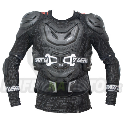 LEATT  chránič hrudníku,  na síťce BODY PROTECTOR 5.5 black barva černá velikost S/M 160-172CM