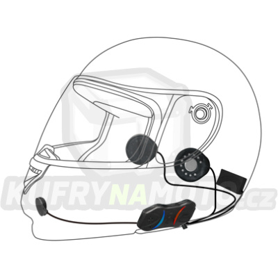 SENA SMH10RD-01 interkom handsfree headset moto SMH10R BLUETOOTH 3.0 DO 900M RACING s universálním setem mikrofonů ( 2 sety ) - akce