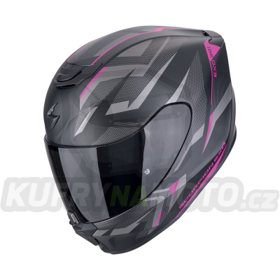Moto přilba SCORPION EXO-391 AAXO matná černo/růžová