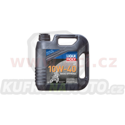 LIQUI MOLY Motorbike 4T 10W40 Basic Offroad, plně syntetický motorový olej 4 l