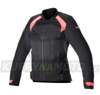 bunda STELLA ELOISE AIR 2, ALPINESTARS, dámská (černá/růžová fluo) 2024