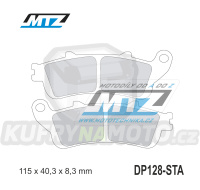 Destičky brzdové DP128-STA - směs Standard