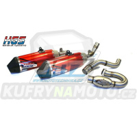 Výfuk kompletní (výfukový systém - 2x koncovka) HGS - Honda CRF450R / 17-20