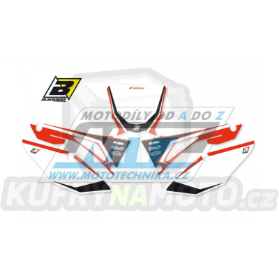 Polepy číslových tabulek (vystřižené) - Honda CRF250 / 18-21 + CRF450 / 17-20 - typ polepů Dream4