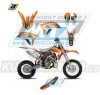 Polepy s potahem sedla (sada polepů a potah sedla Dream) - KTM 65SX / 09-15 - typ polepů Dream4