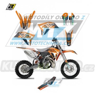 Polepy s potahem sedla (sada polepů a potah sedla Dream) - KTM 65SX / 09-15 - typ polepů Dream4