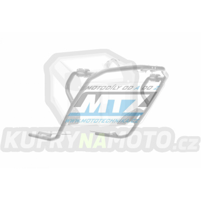 Padací rám Dual Sport Crash Bar - Honda PCX125 + PCX150 / 21-24 - barva stříbrná Ice Polished